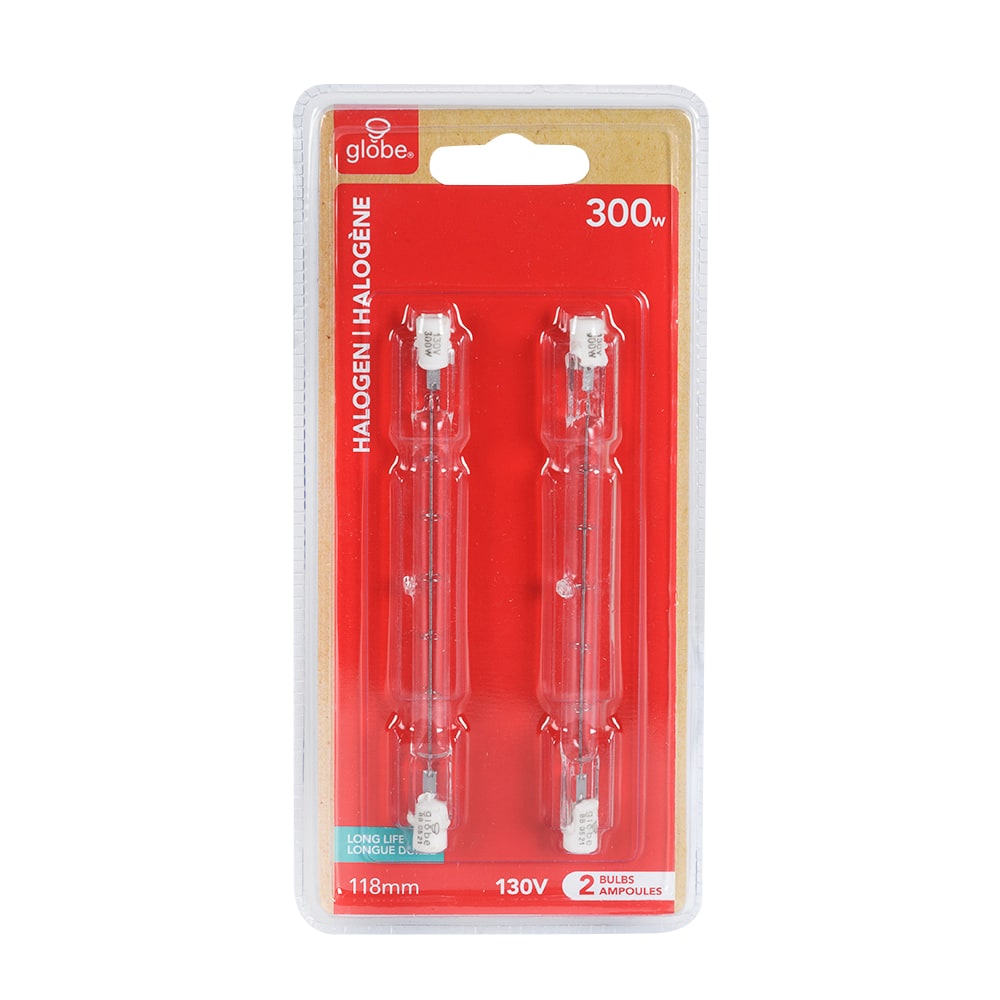 Ampoules halogènes T3 (longue) 300 W Pqt/2