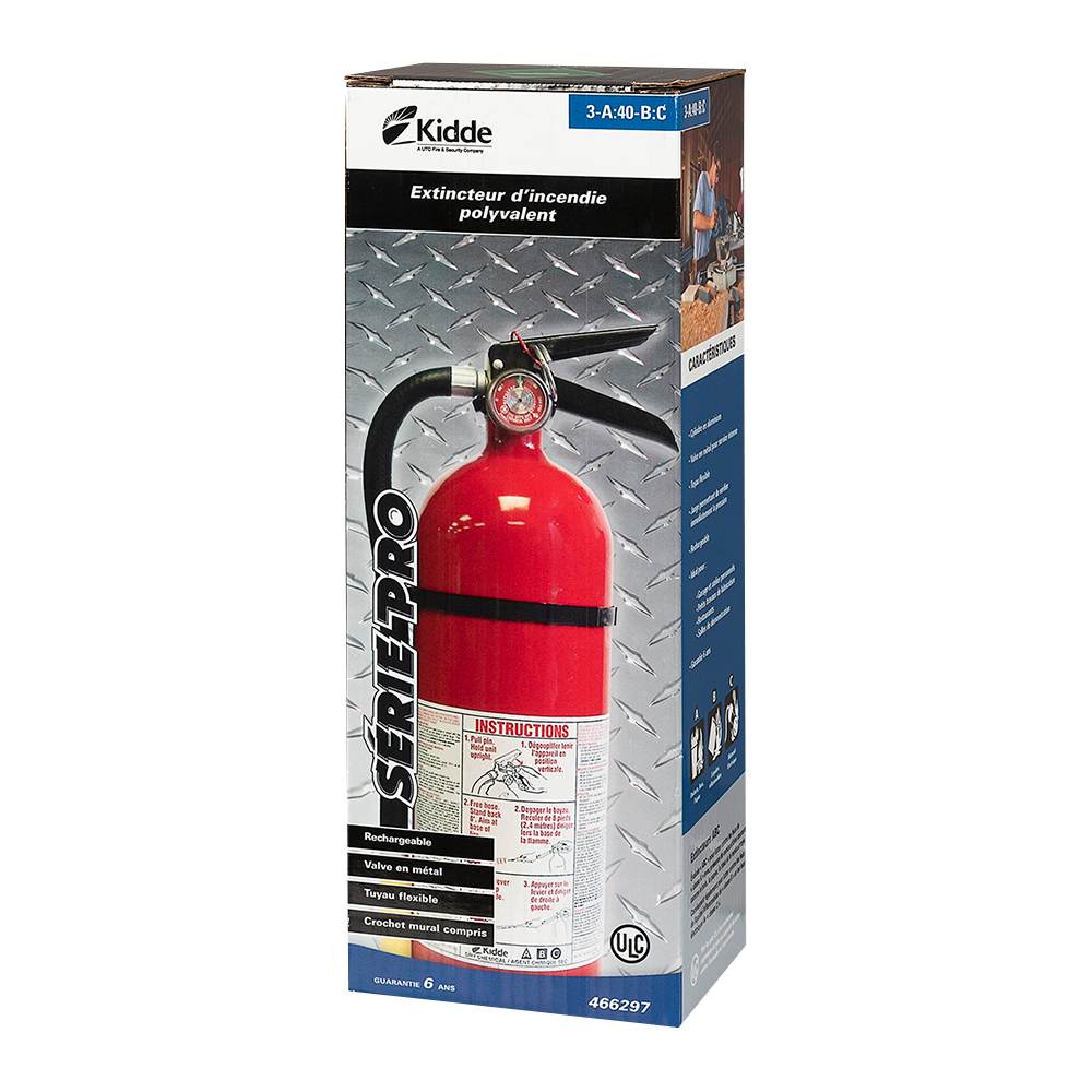 Extincteur pour la maison Classe ABC 5 lb