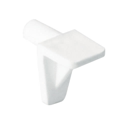 Plastic Shelf Supports 3/16 in. White Pkg/8