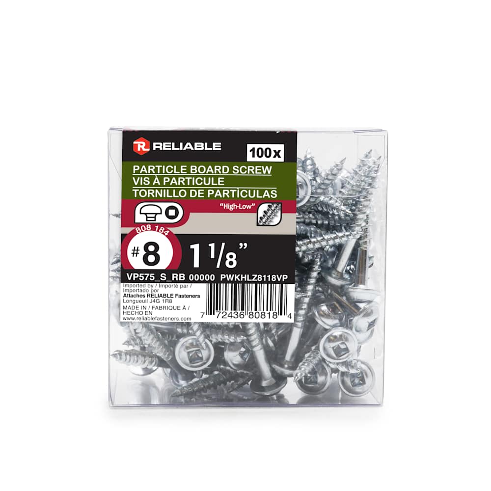 Wood Screws 1 1/8 in. n° 8 100/Box