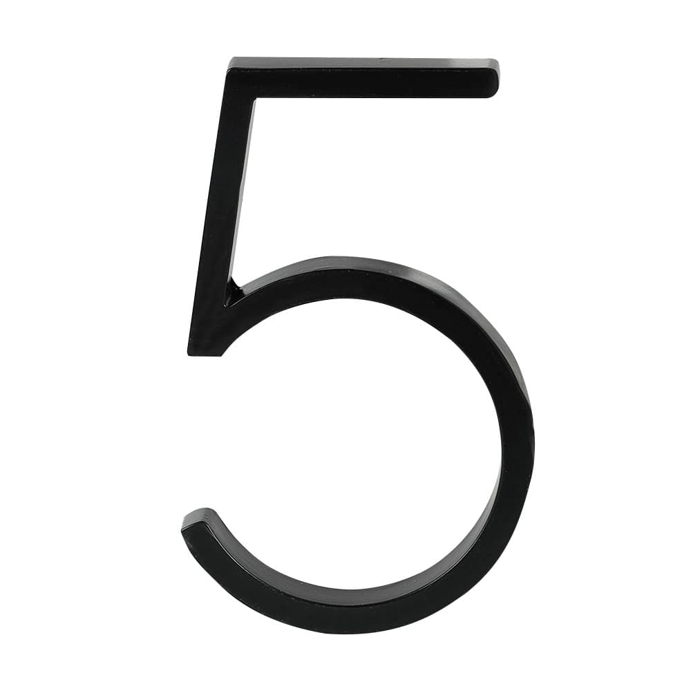 Distinction Number 5 Zinc Black 5 in.