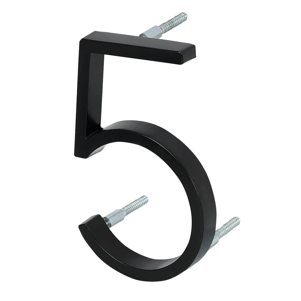 Distinction Number 5 Zinc Black 5 in.