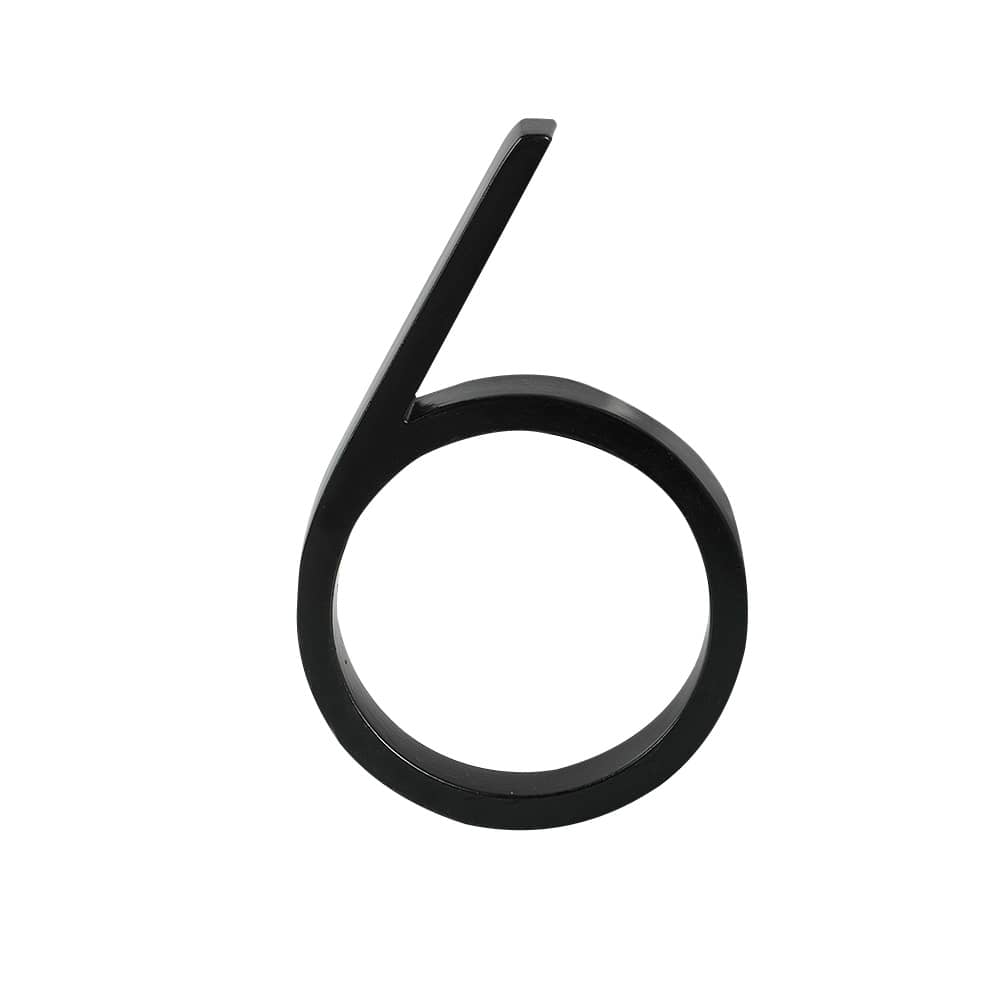 Distinction Number 6 Zinc Black 5 in.