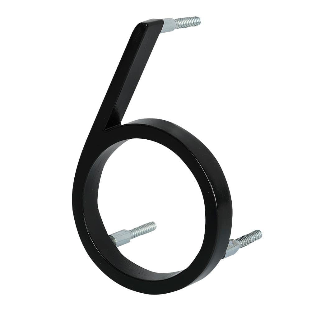 Distinction Number 6 Zinc Black 5 in.