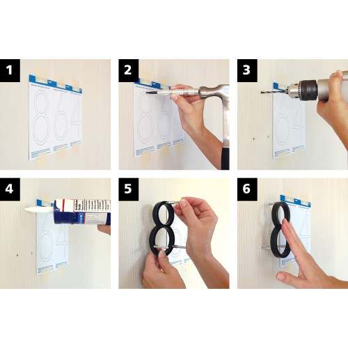 Distinction Number 6 Zinc Black 5 in.