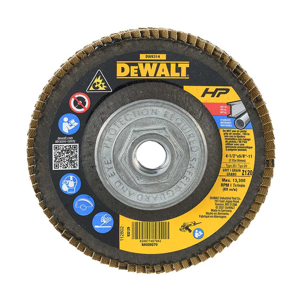 DEWALT Flap Disc Grinder Guard 4 1/2 in. (HP n° 120)