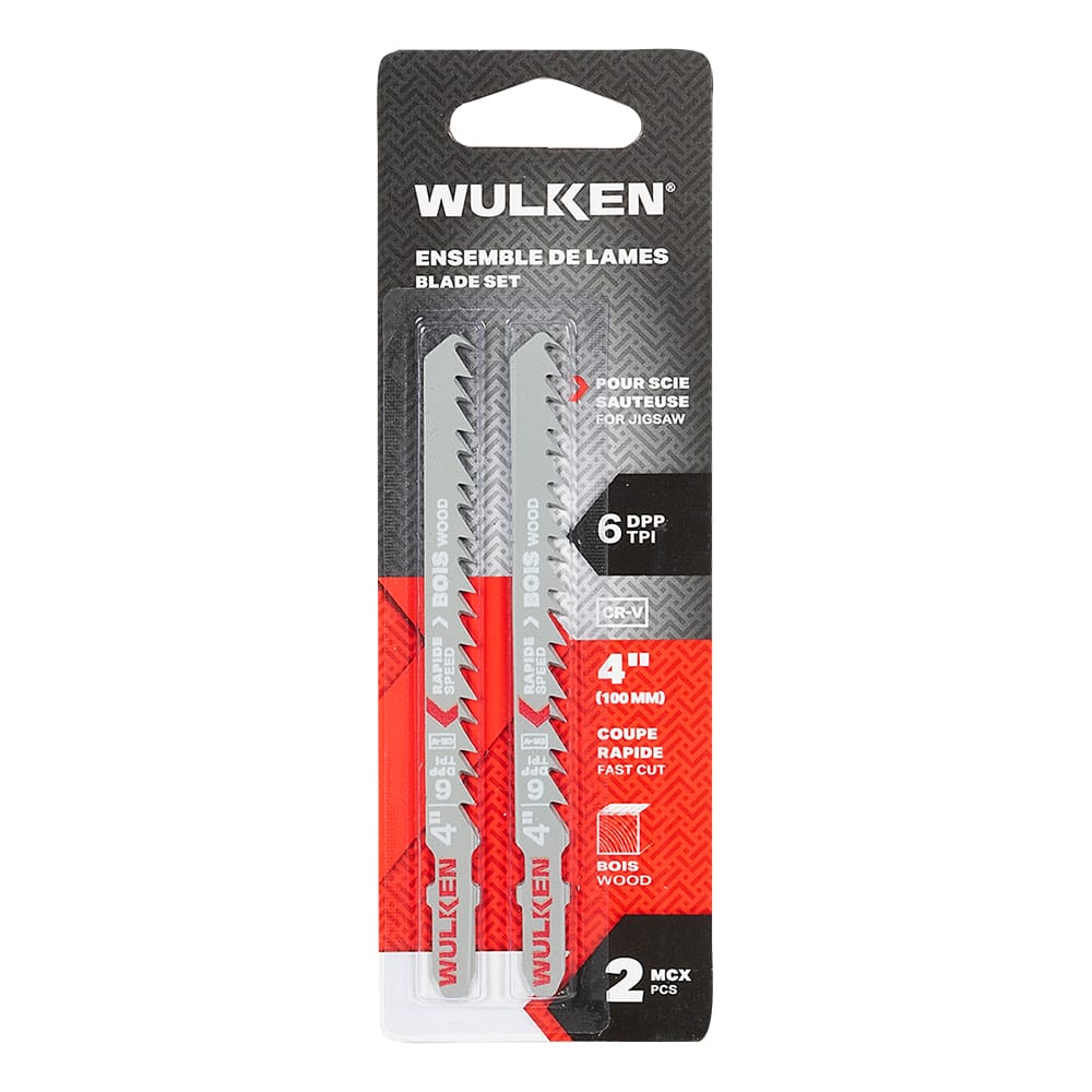Lames de scie sauteuse Pqt/2 WULKEN