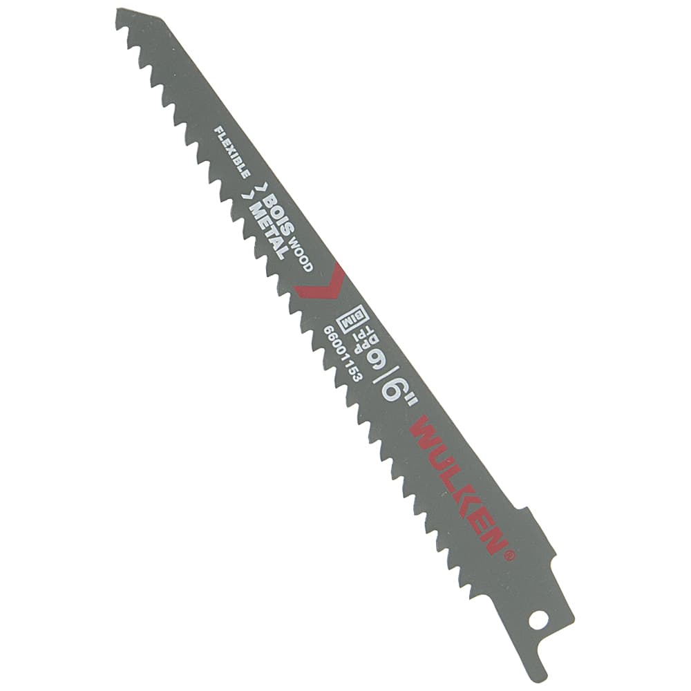 WULKEN Wood and Metal Reciprocating Saw Blade 6 in.