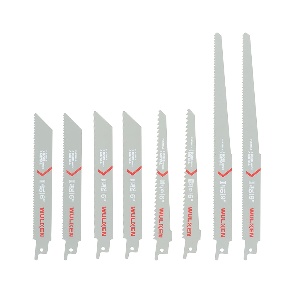 WULKEN Reciprocating Saw Blade Set/8