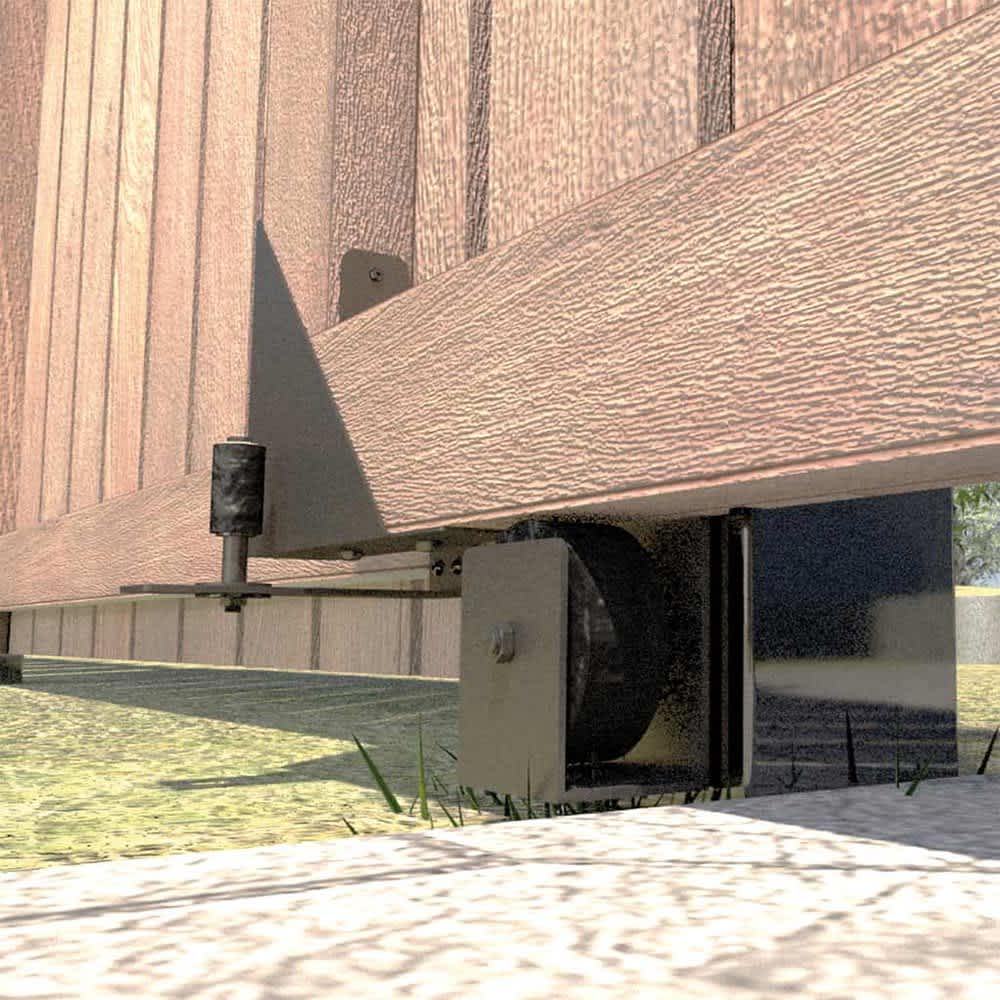 Barrière coulissante robuste pour clôture PYLEX