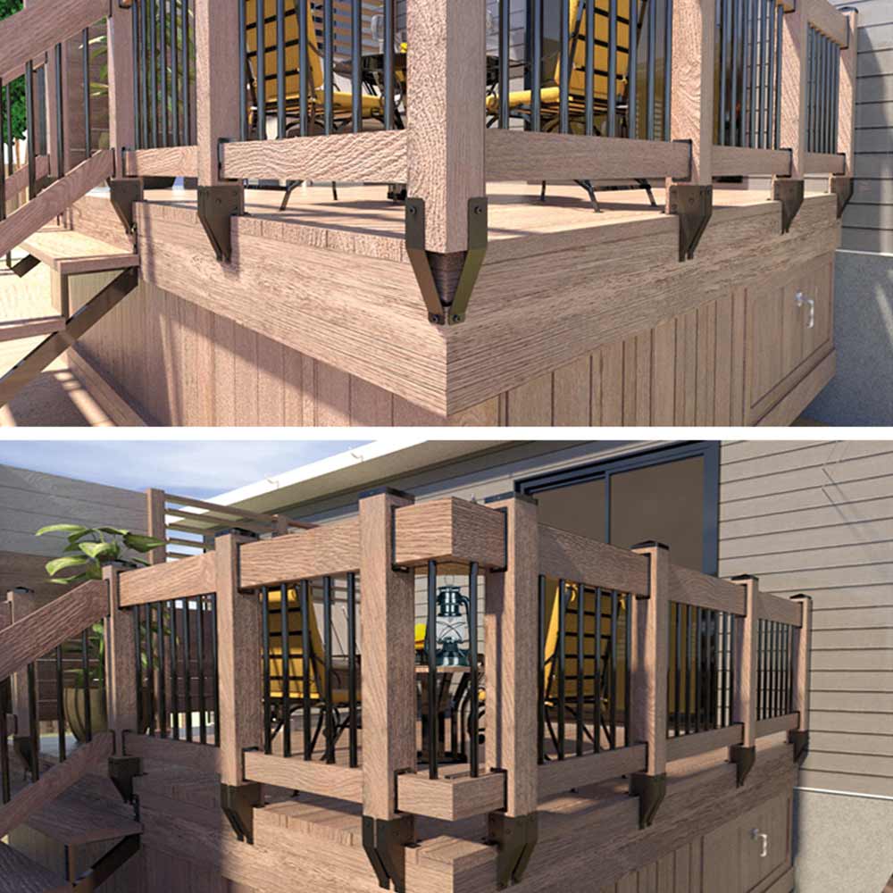 Étrier Horslimits pour poteau latéral PYLEX