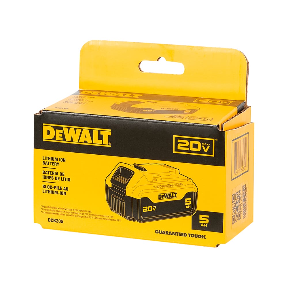 Batterie 20 V Max lithium-ion 5,0 Ah DEWALT