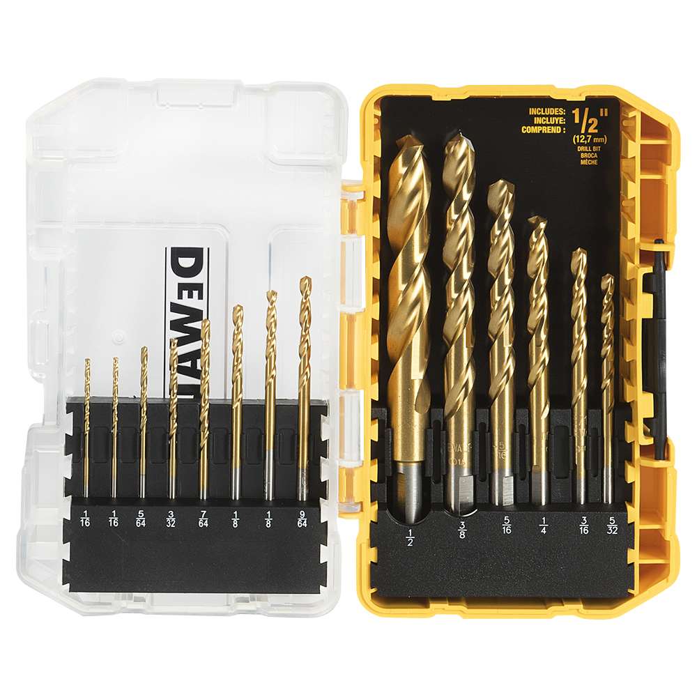 Ensemble de 14 mèches au titane DEWALT