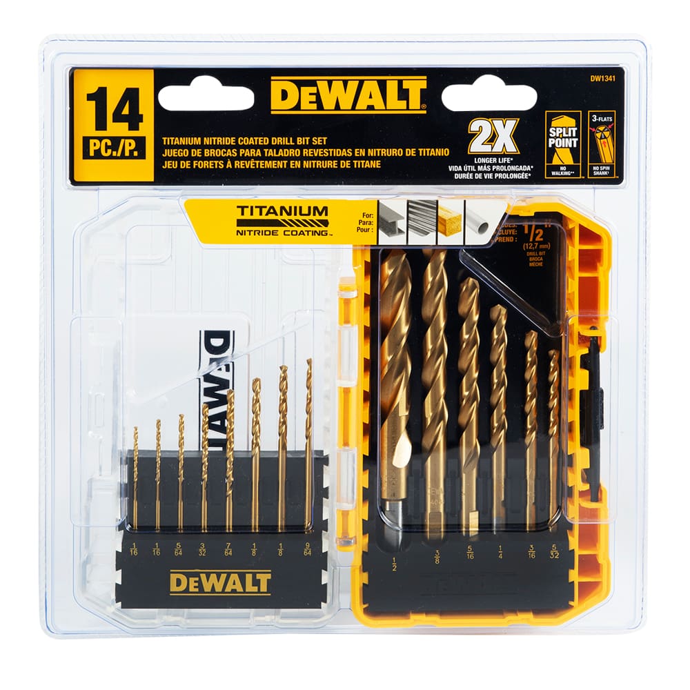 DEWALT Titanium 14-Piece Drill Bit Set