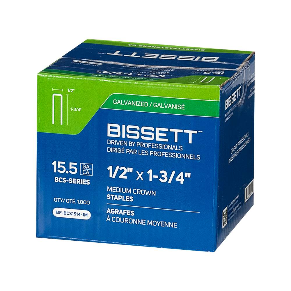 Agrafes à plancher 1&nbsp;3/4&nbsp;po n° 15 Pqt/1&nbsp;000