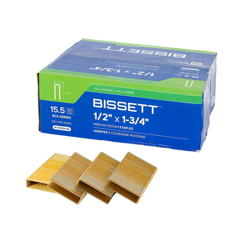 Agrafes à plancher 1&nbsp;3/4&nbsp;po n° 15 Pqt/5&nbsp;000