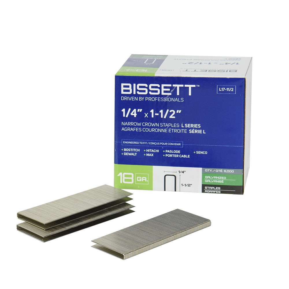 Agrafes couronne 1&nbsp;1/2&nbsp;po n° 18 Pqt/5&nbsp;000