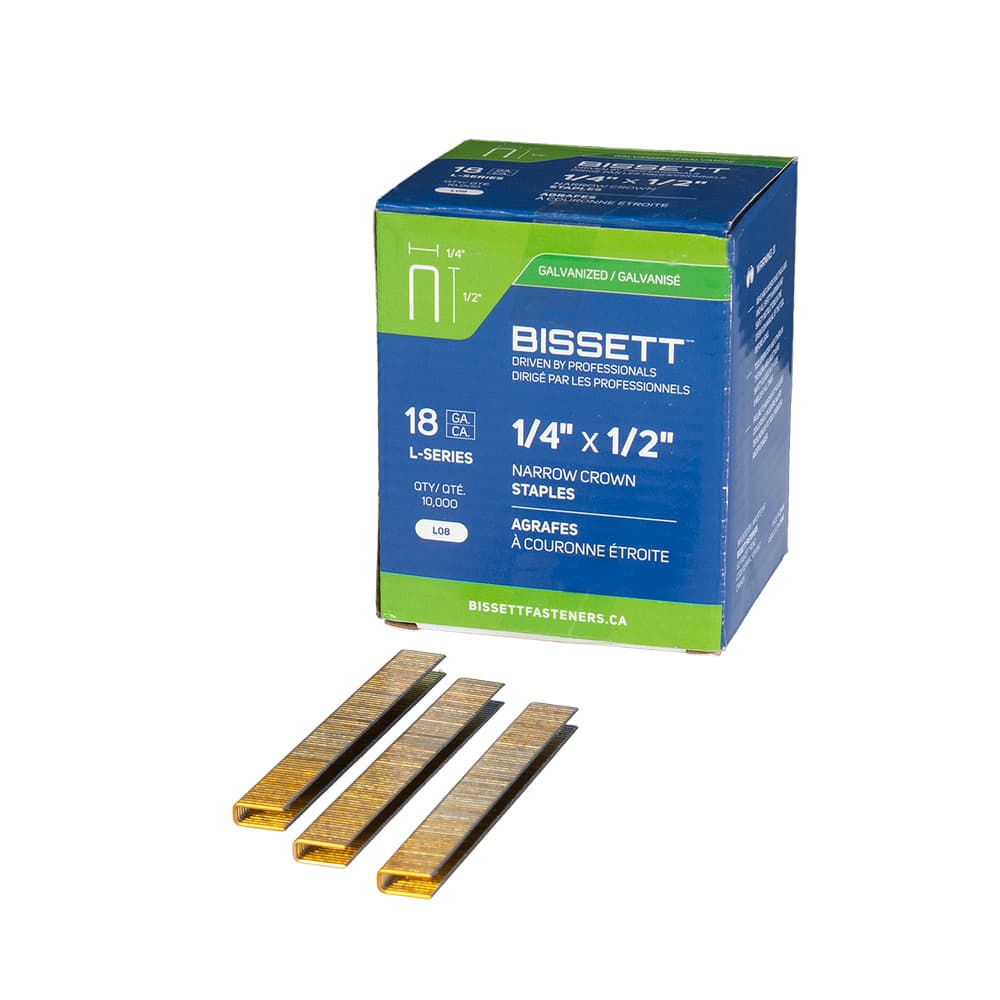 Agrafes couronne 1/2&nbsp;po n° 18 Pqt/10&nbsp;000