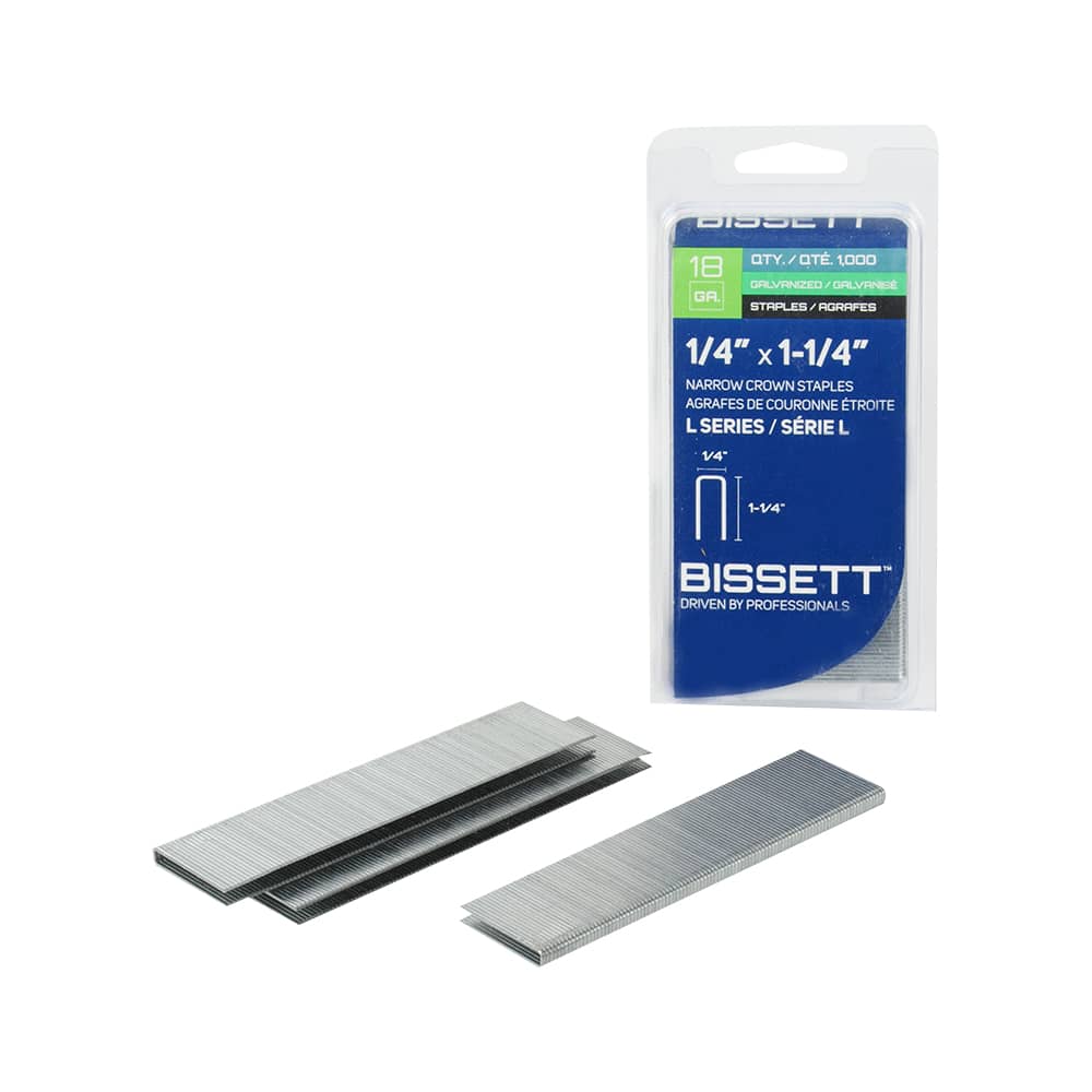 Agrafes couronne 1&nbsp;1/4&nbsp;po n° 18 Pqt/1&nbsp;000