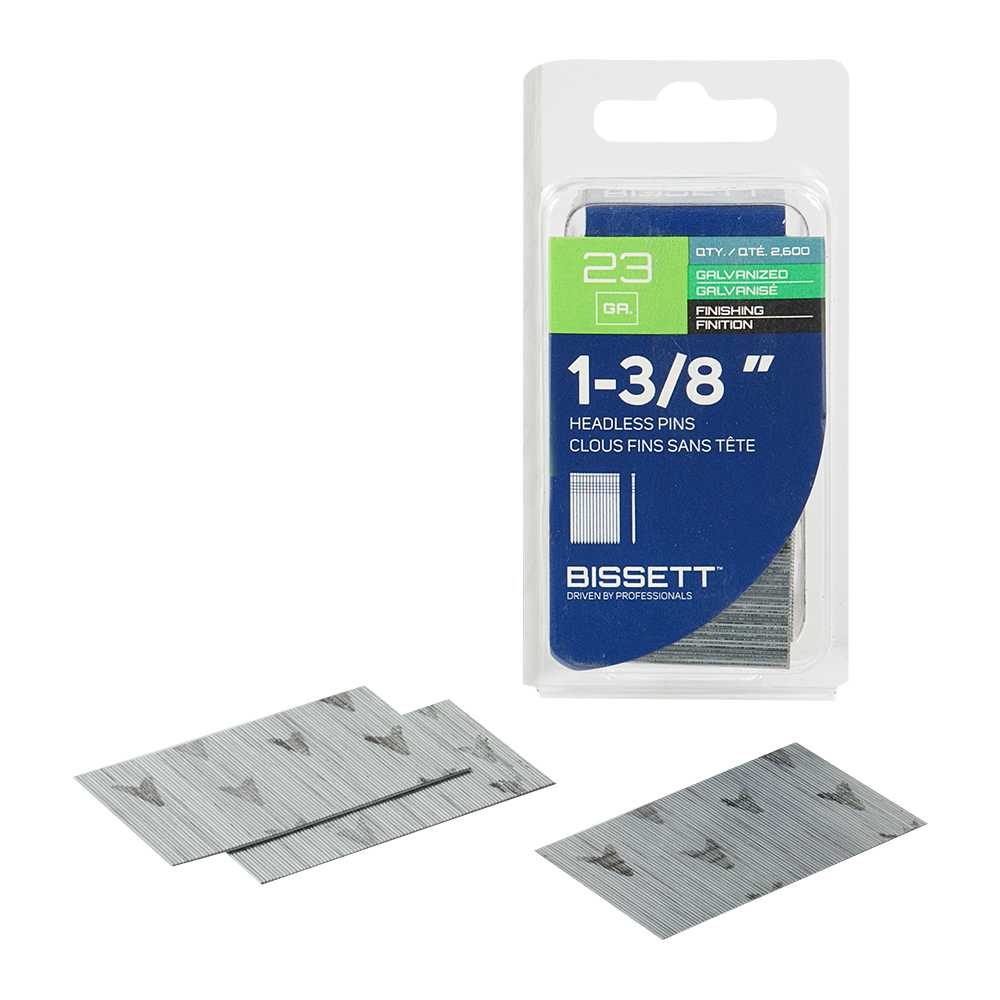 Micro clous à finir 1&nbsp;3/8&nbsp;po n° 23 Pqt/2&nbsp;600