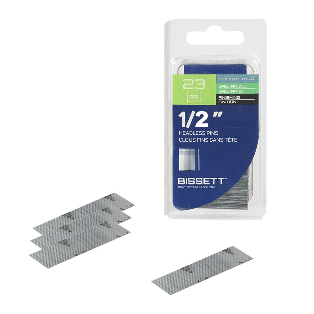 Micro clous à finir 1/2 po n° 23 Pqt/2 600