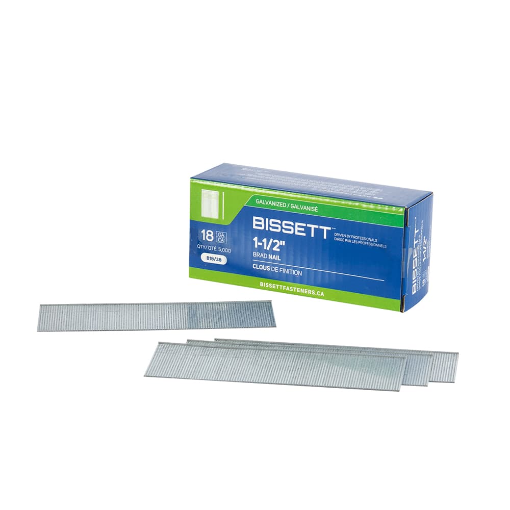 Clous à finir en bande 1&nbsp;1/2&nbsp;po n° 18 Pqt/5 000