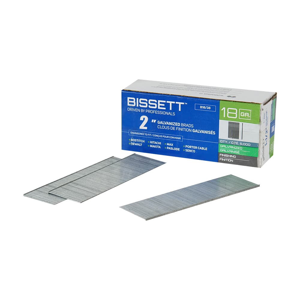 Clous à finir en bande 2&nbsp;po n° 18 Pqt/5&nbsp;000