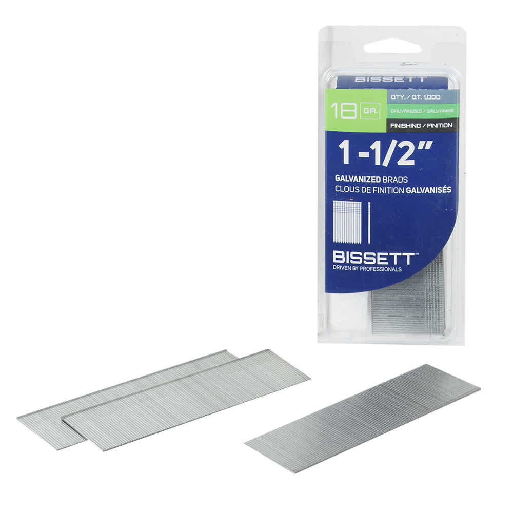 Clous à finir en bande 1&nbsp;1/2&nbsp;po n° 18 Pqt/1&nbsp;000