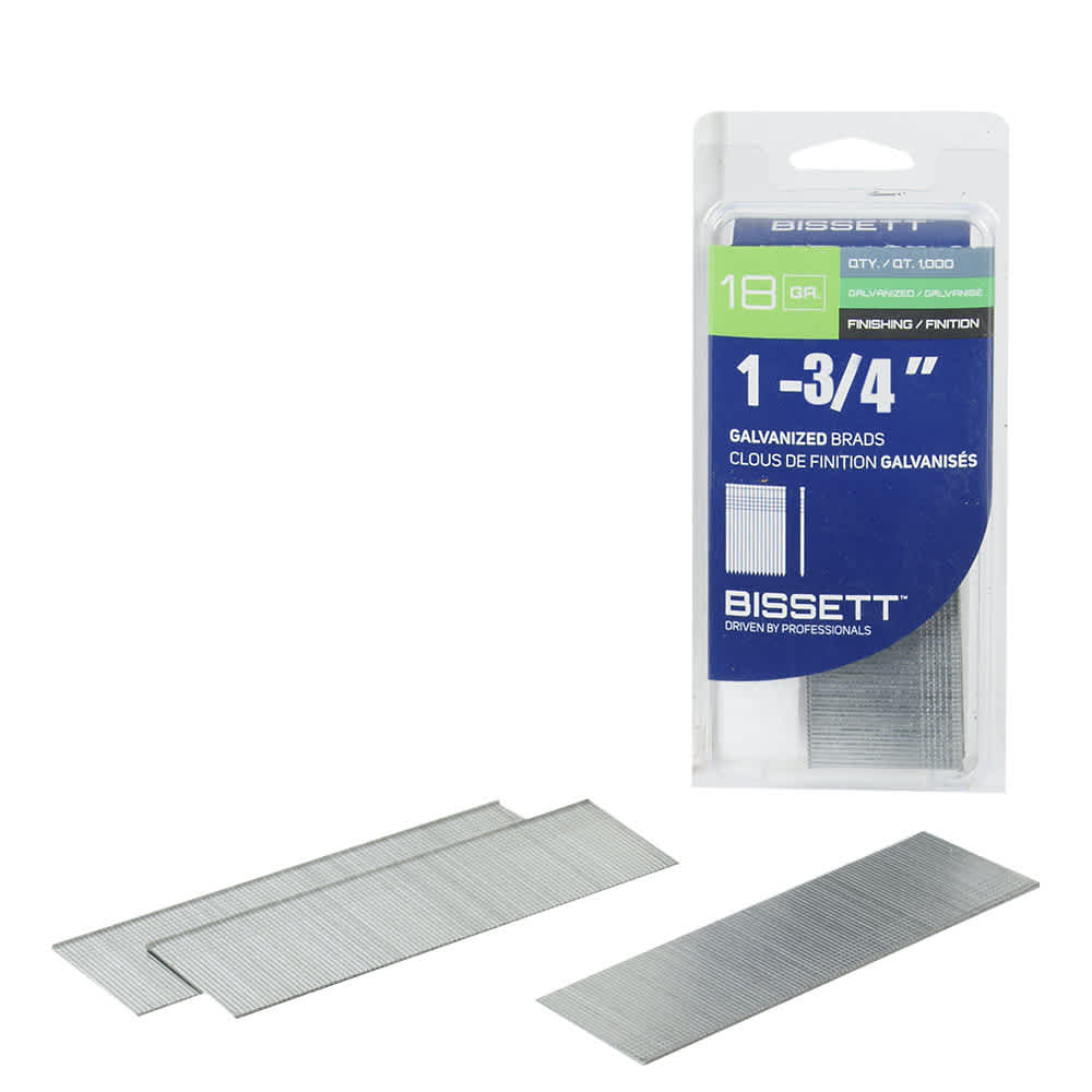 Clous à finir en bande 1&nbsp;3/4&nbsp;po n° 18 Pqt/1&nbsp;000