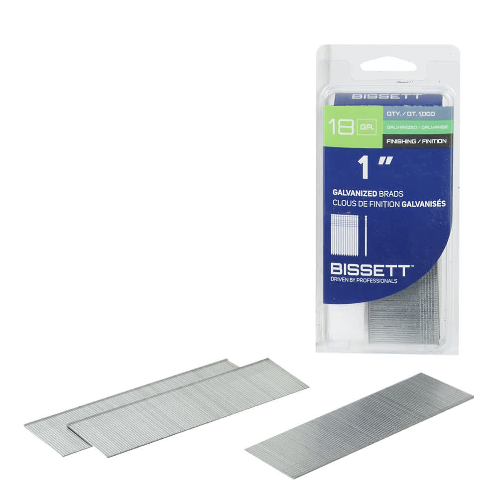 Clous à finir en bande 1&nbsp;po n° 18 Pqt/1&nbsp;000