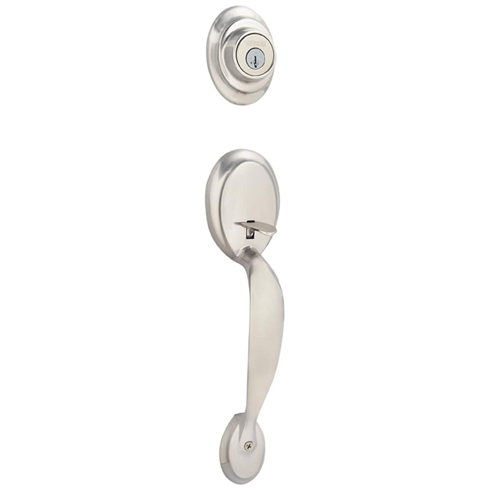 Kingsway Entry Key Handleset Door Satin Nickel