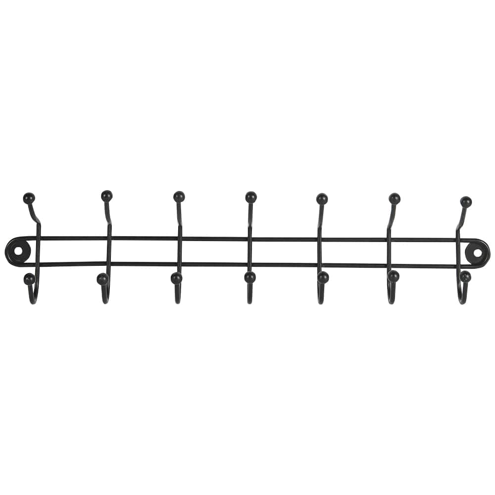 VERTUO Wall-Mounted 7-Hook Coat Rack 16&nbsp;3/8&nbsp;in.