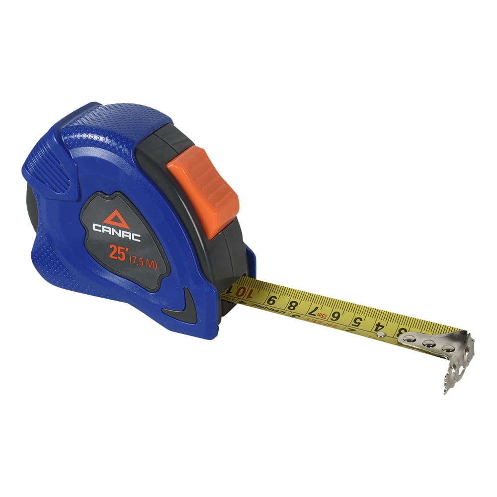 Ruban à mesurer 25&nbsp;pi/7,5 m x&nbsp;1&nbsp;po