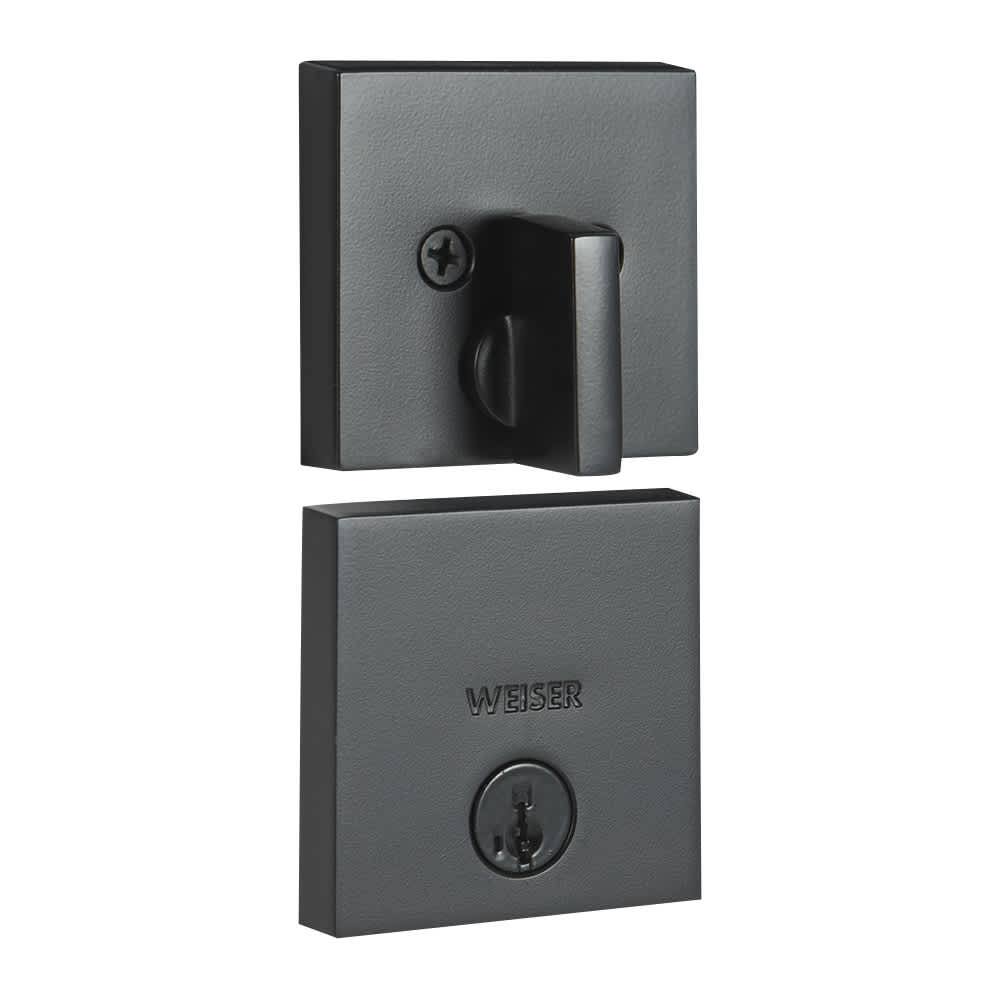 Serrure à pêne dormant simple Downtown noire