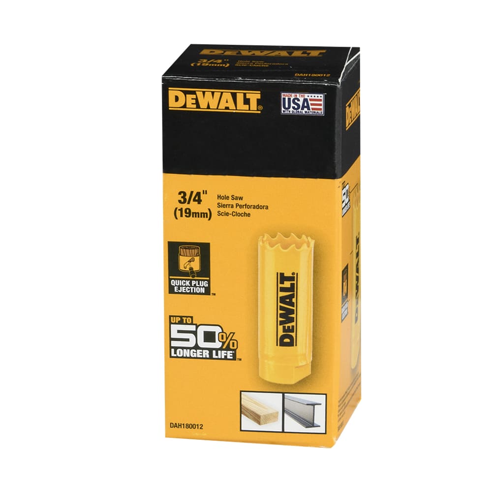 Scie emporte-pièce bimétal 3/4 po DEWALT