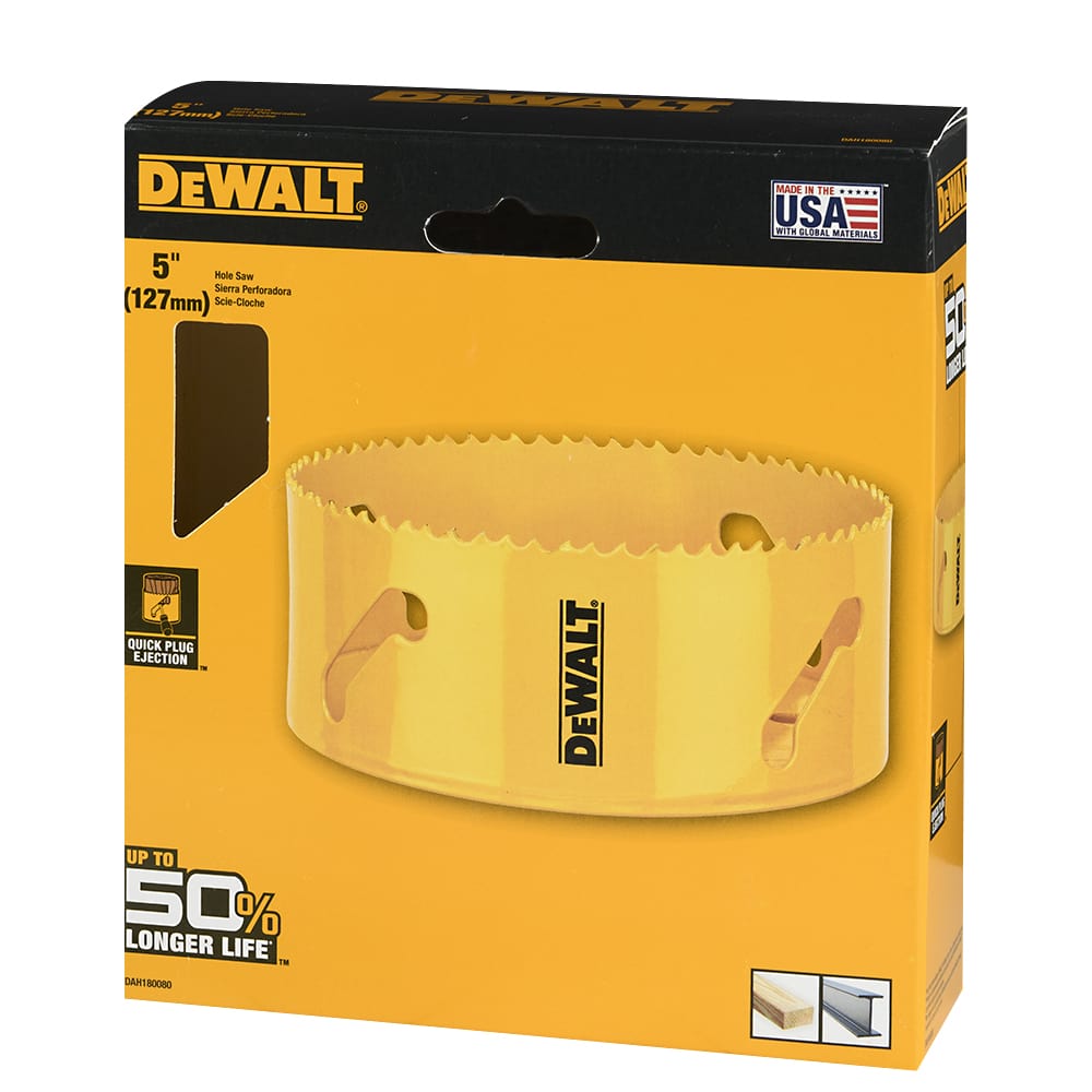 Scie emporte-pièce bimétal 5 po DEWALT