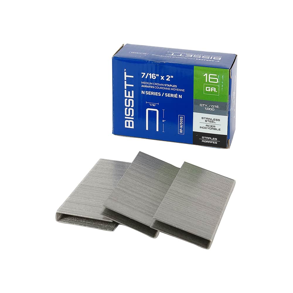 n° 16 Stainless Siding Staples 2&nbsp;in.&nbsp;Pkg/1000