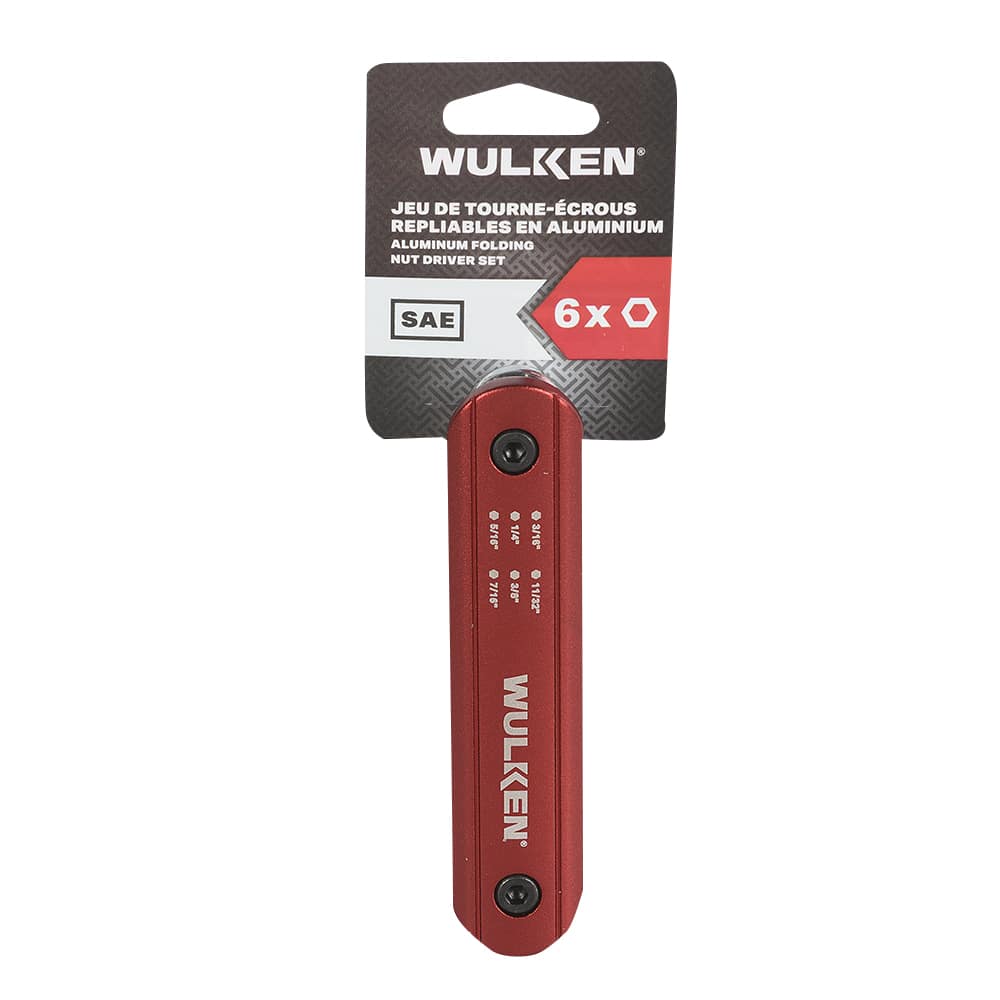 Jeu de 6 tourne-écrous SAE WULKEN