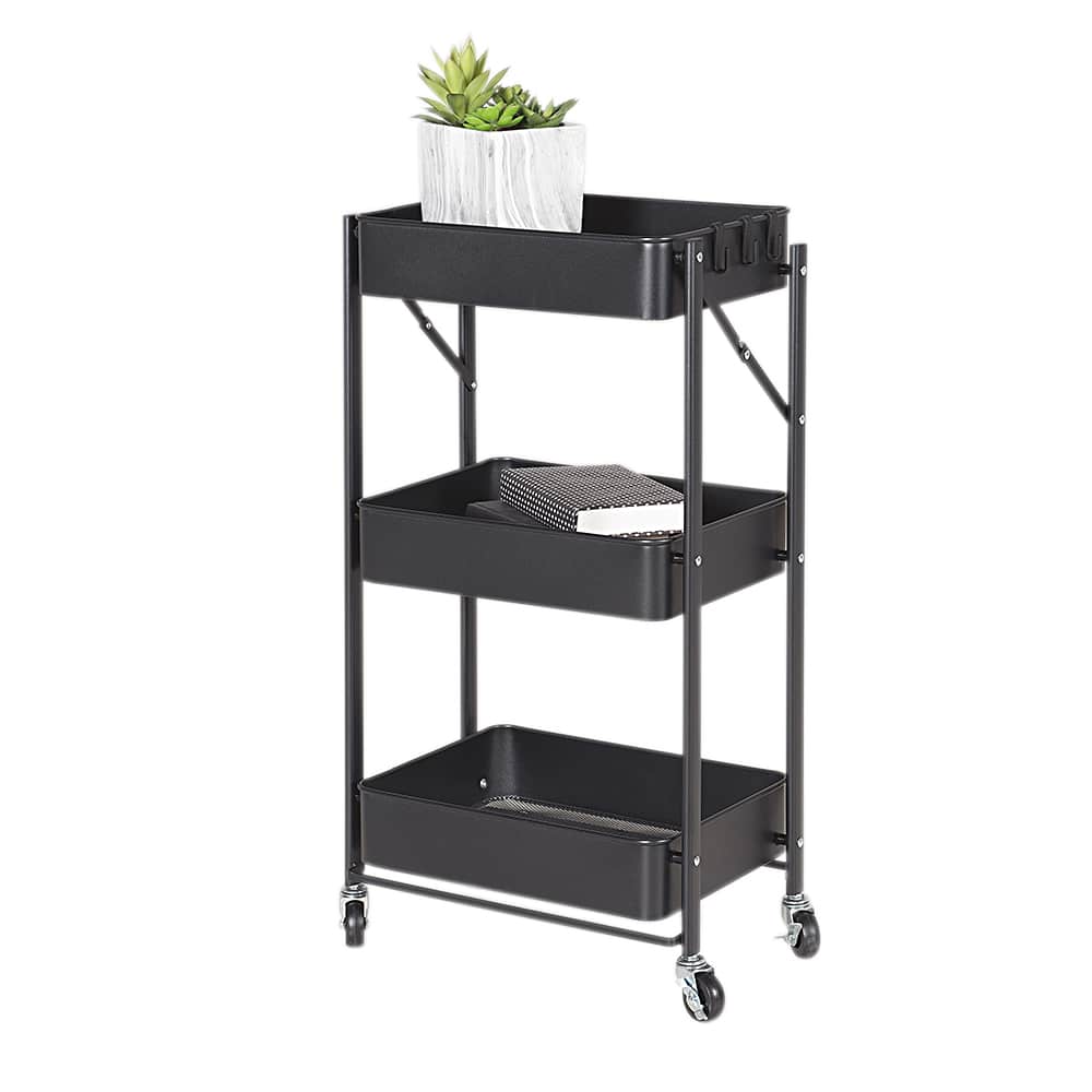 Desserte pliable avec roues