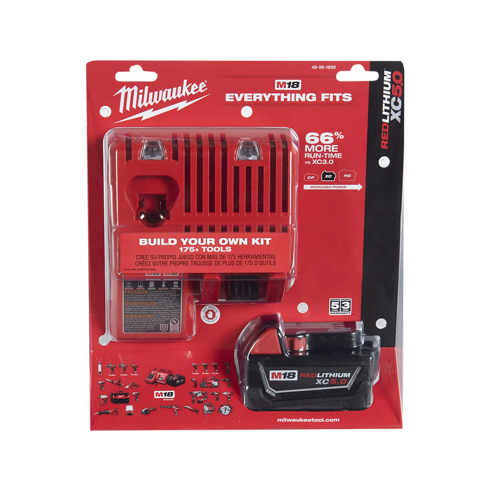 Ensemble de démarrage 18 V MILWAUKEE