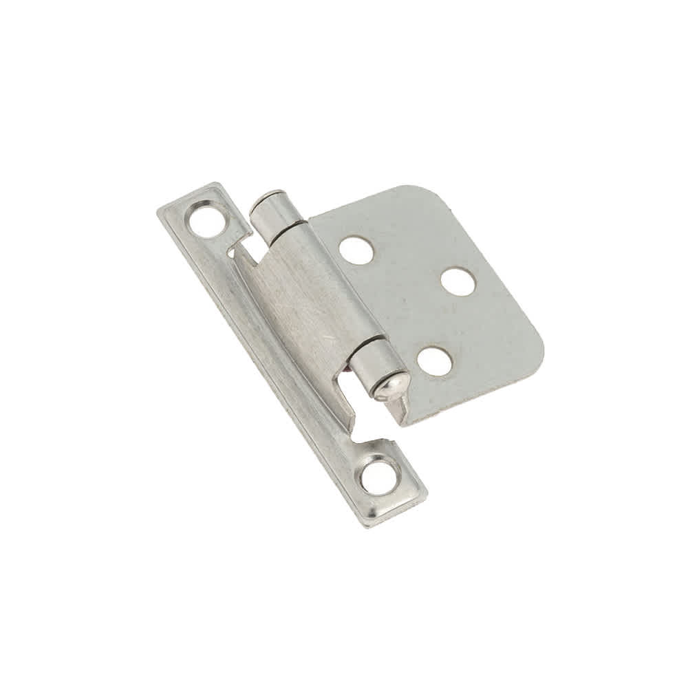 Semi-Concealed Self-Closing Hinges Nickel Pkg/2