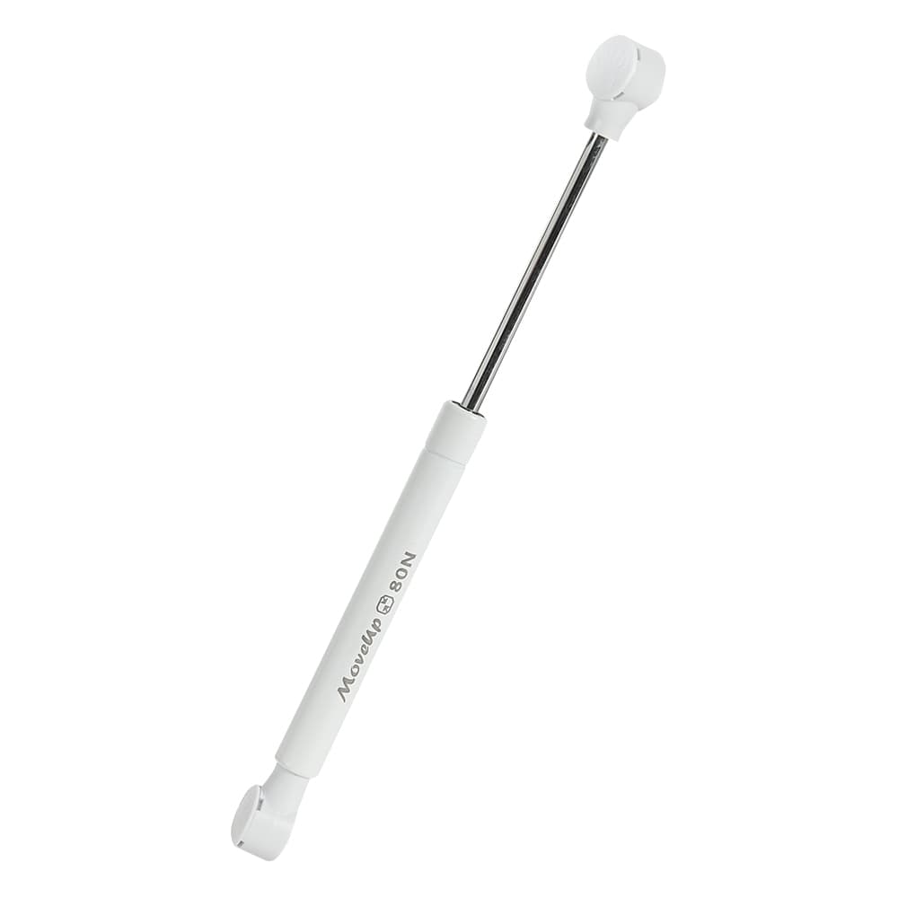 Bras pour porte relevante à gaz blanc