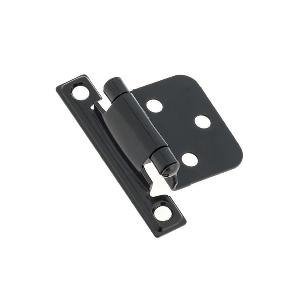 Semi-Concealed Self-Closing Hinges Black Pkg/2