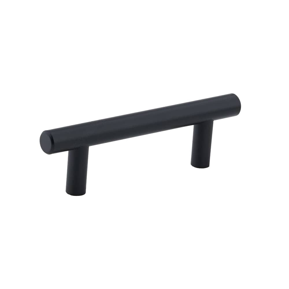 Roosevelt Metal Cabinet Handles Black 76&nbsp;mm&nbsp;c/c Pkg/5
