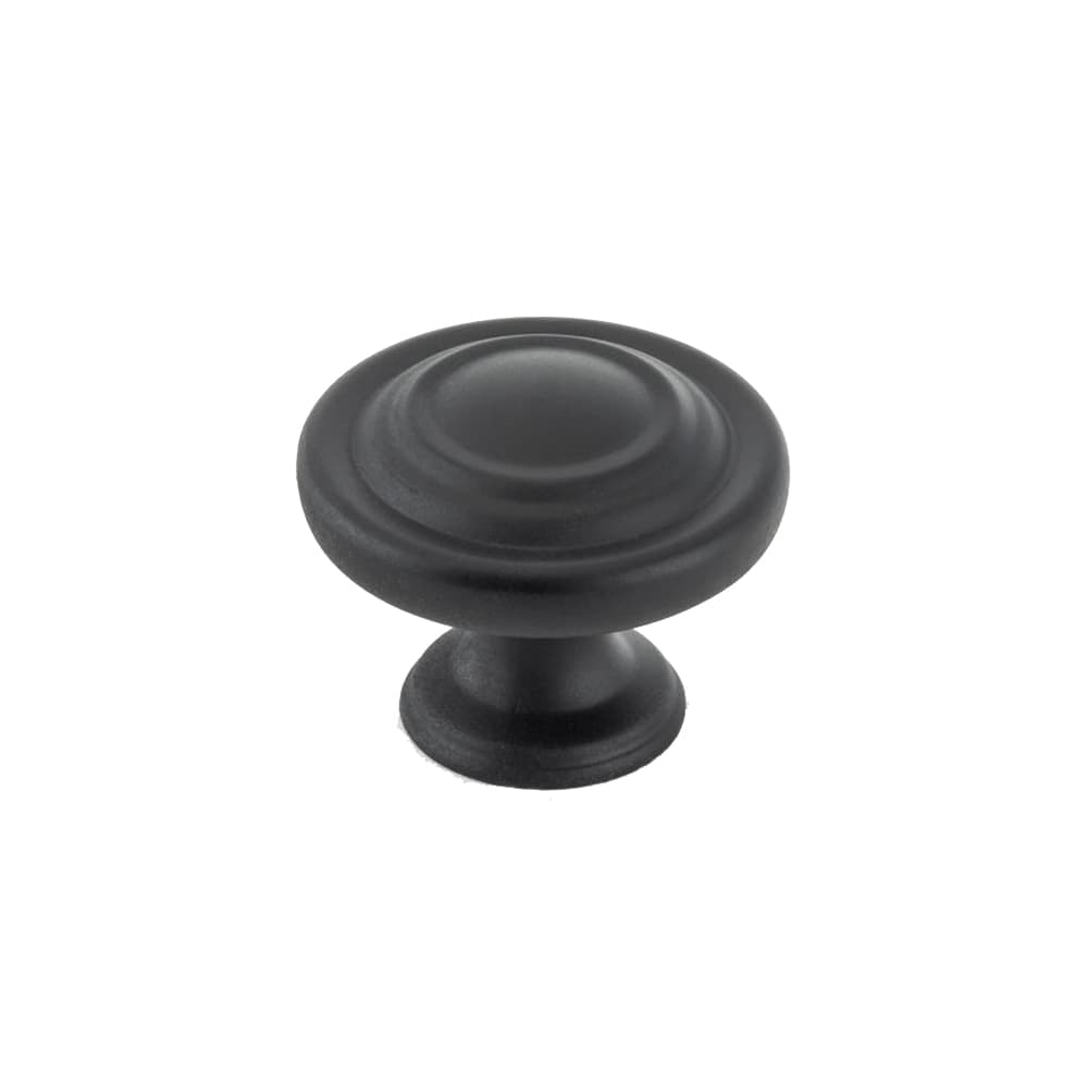 Notre-Dame Metal Cabinet Knobs Black  34&nbsp;mm Pkg/8