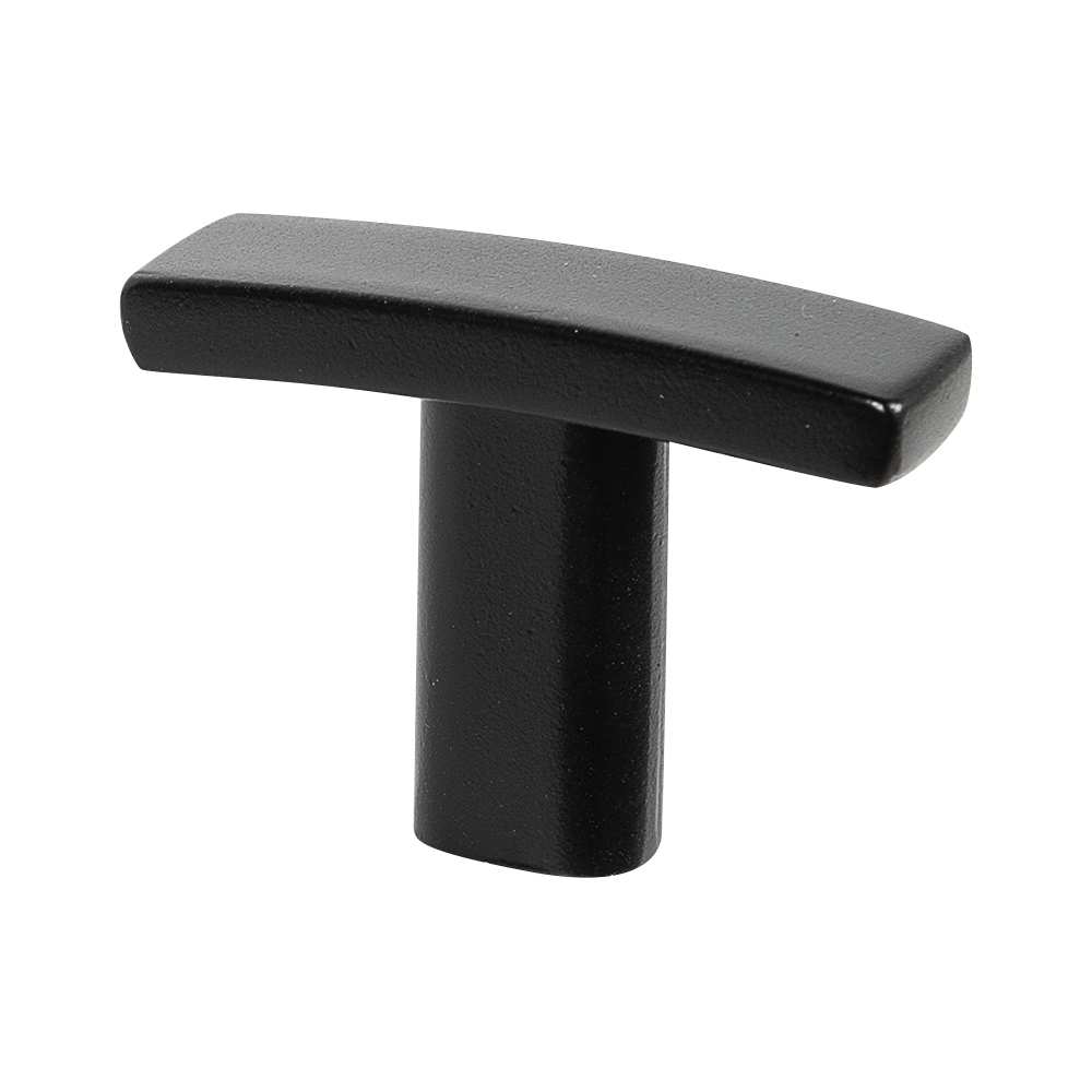 Bouton d'armoire en métal Padova noir 38&nbsp;mm