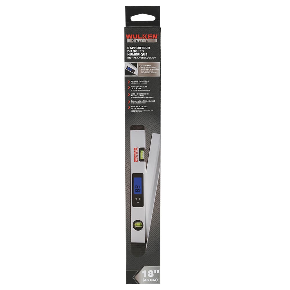 Rapporteur d'angles numérique 18&nbsp;po WULKEN