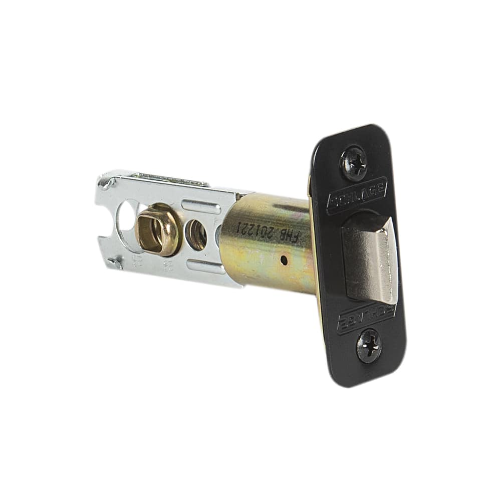 Serrure de porte d'entrée à clé et poignée  Sutton Solstice Collins noire