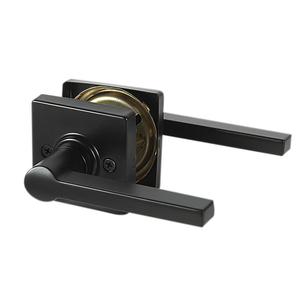 Solstice Collins Passage Door Handle Black