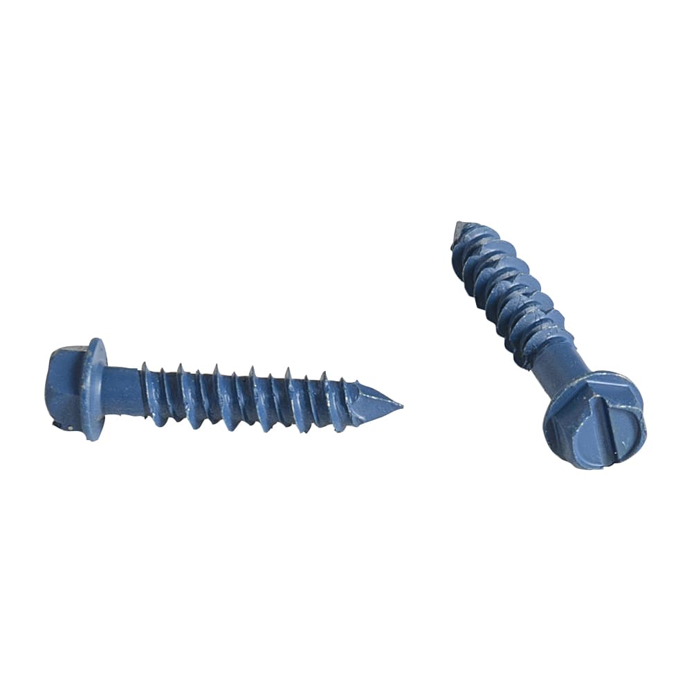 Vis à béton 3/16&nbsp;po&nbsp;x&nbsp;1&nbsp;1/4&nbsp;po T.H. Pqt/25